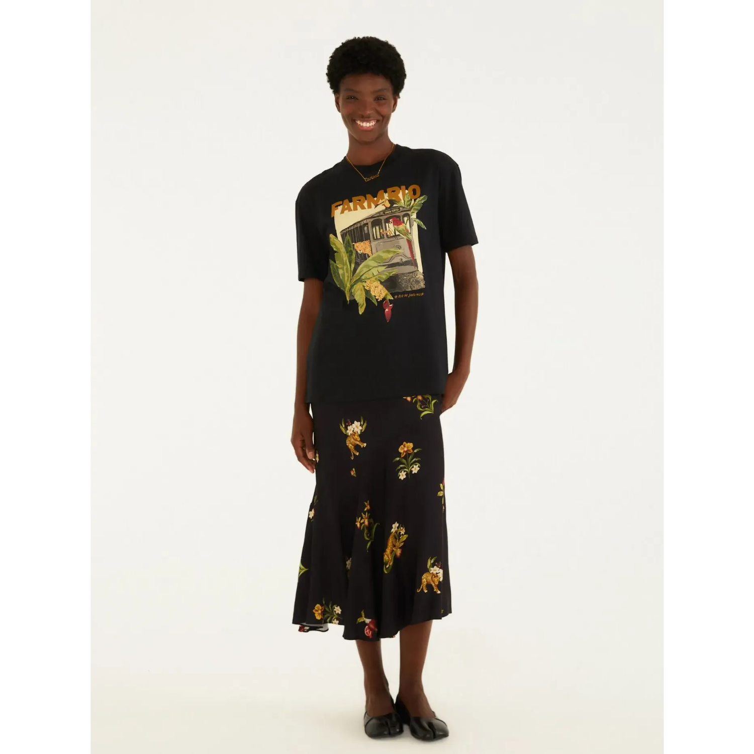 Melie: TSHIRT MEDIA TULIPA RIO ROXO AMEIXA 7630 FARM